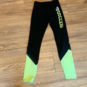 Justice sporty “soccer” leggings. Girls size 12